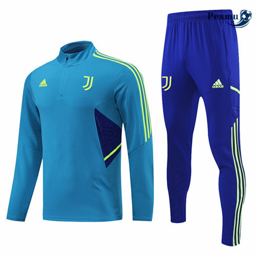 peamu.it - pt542 Maglia Tuta Calcio Juventus Bleu 2022-2023