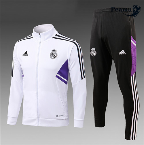 peamu.it - pt567 Maglia Tuta Calcio - Giacca Bambino Real Madrid 2022-2023