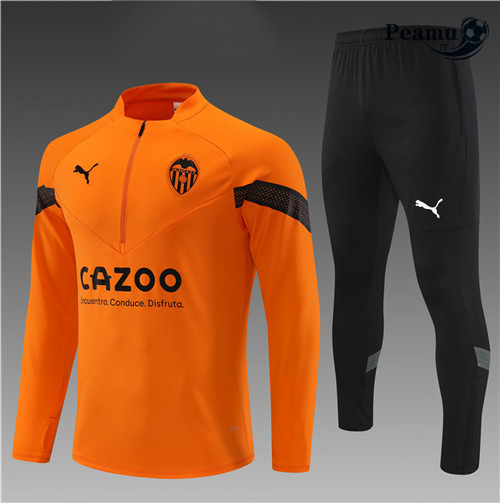 peamu.it - pt577 Maglia Tuta Calcio Bambino Valenza Orange 2022-2023