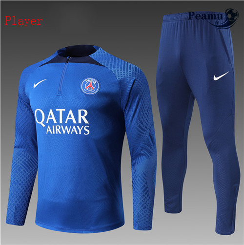 peamu.it - pt586 Maglia Tuta Calcio Bambino Paris PSG player Bleu 2022-2023