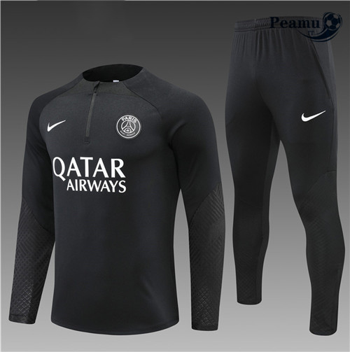 peamu.it - pt595 Maglia Tuta Calcio Bambino Paris PSG Noir 2022-2023