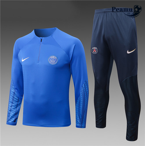 peamu.it - pt609 Maglia Tuta Calcio Bambino Paris PSG Bleu 2022-2023