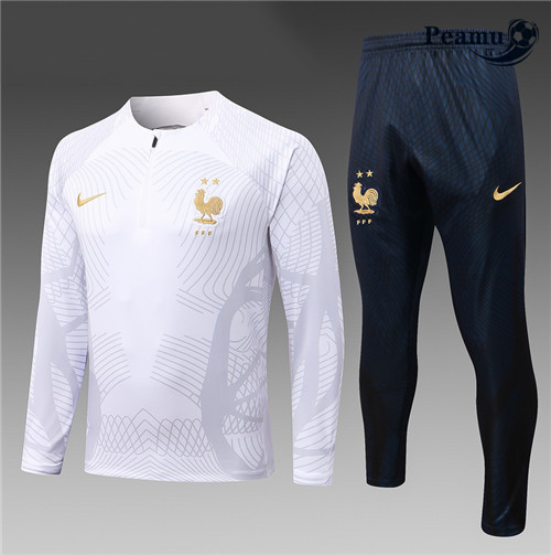 peamu.it - pt633 Maglia Tuta Calcio Bambino Francia 2022-2023