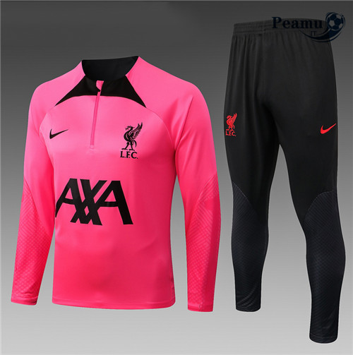 peamu.it - pt654 Maglia Tuta Calcio Bambino Liverpool Rose 2022-2023