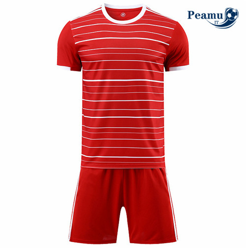 peamu.it - pt692 Kit Maglia Formazione Without brand logo + Pantaloni Rouge 2022-2023