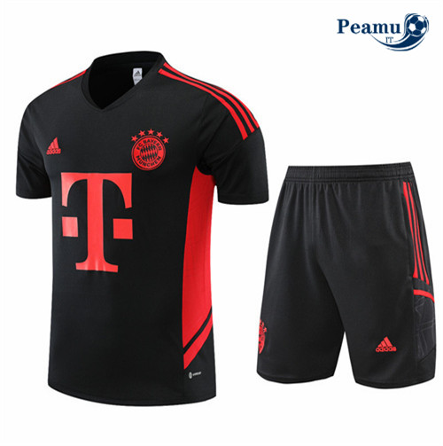 peamu.it - pt698 Kit Maglia Formazione Bayern Monaco + Pantaloni Noir 2022-2023