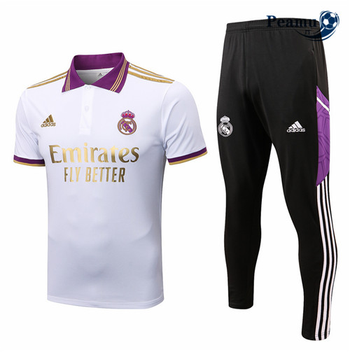 peamu.it - pt709 Kit Maglia Formazione Real Madrid polo + Pantaloni 2022-2023