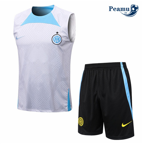 peamu.it - pt711 Kit Maglia Formazione Marsiglia Debardeur + Pantaloni 2022-2023