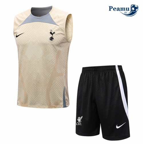 peamu.it - pt751 Kit Maglia Formazione Tottenham Hotspur Debardeur + Pantaloni 2022-2023