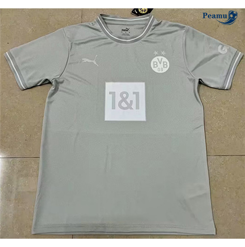 Maglie Calcio Borussia Dortmund Grigio 2023-2024