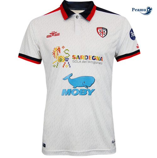 Maglie Calcio Cagliari Seconda Bianco 2023-2024