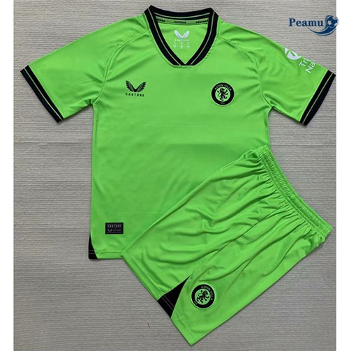 Maglie Calcio Aston Villa Bambino Portero Verde 2023-2024