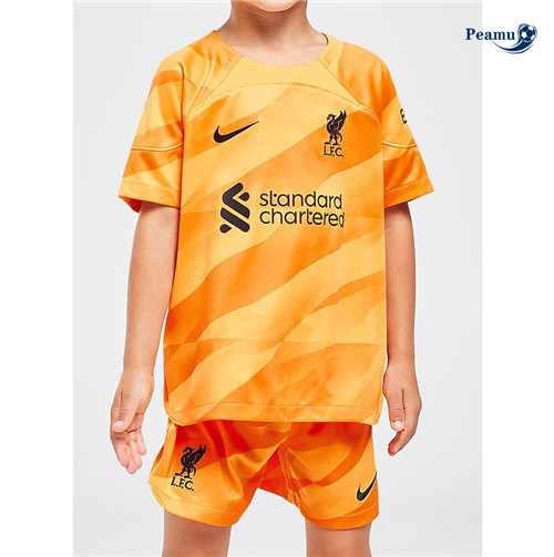 Maglie Calcio Liverpool Bambino Portero Giallo 2023-2024