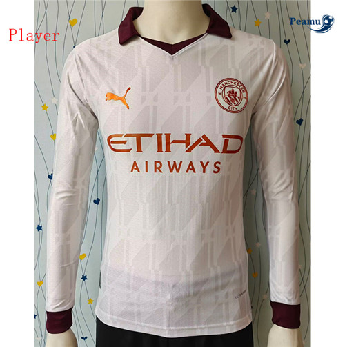 Maglie Calcio Manchester City Player Seconda Maniche lunghe 2023-2024