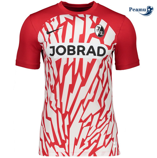 Maglie Calcio SC Freiburg Prima Rosso/Bianco 2023-2024