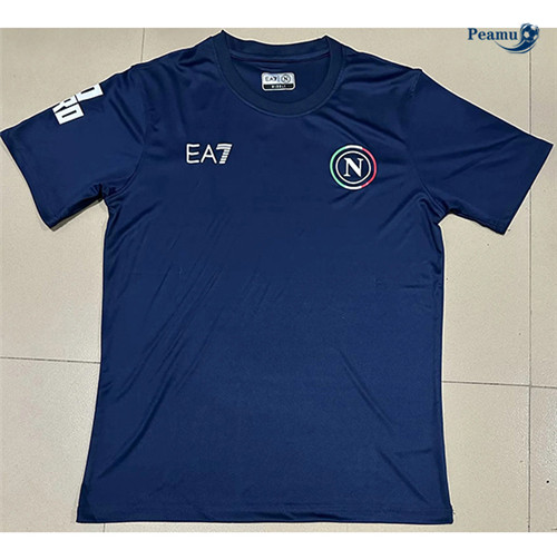 Maglie Calcio SSC Napoli T-shirts Azul 2023-2024
