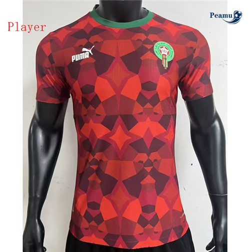 Maglie Calcio Player Marocco Rosso 2023-2024