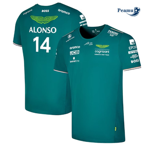 Maglie Calcio Aston Martin Aramco Cognizant F1 2023 - Fernando Alonso