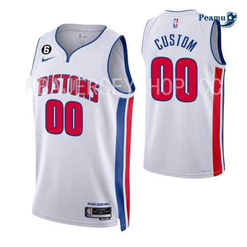 Maglie Calcio Custom, Detroit Pistons 2022/23 - Association