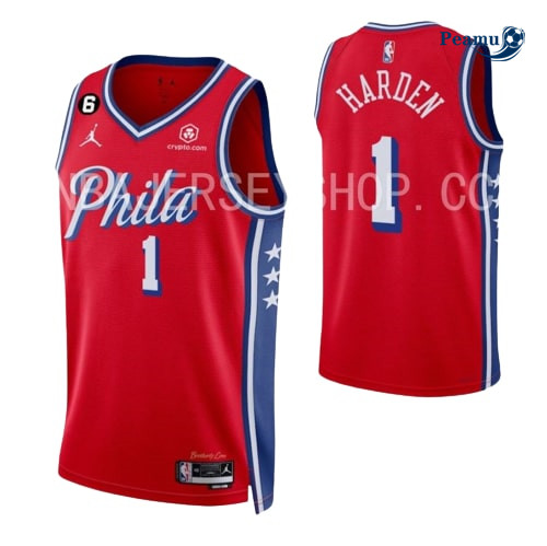 Maglie Calcio James Harden, Philadelphia 76ers 2022/23 - Statement