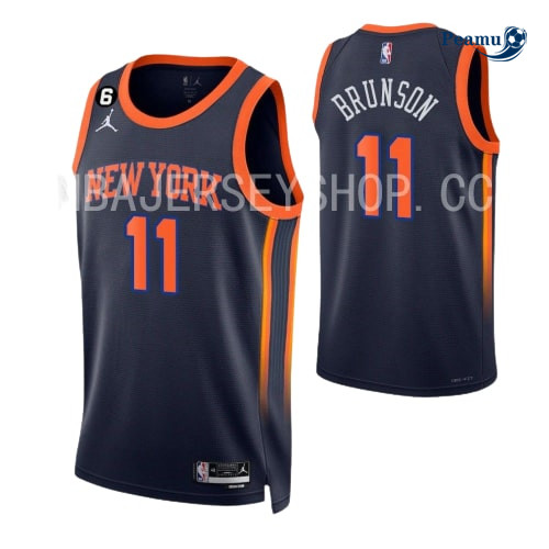 Maglie Calcio Jalen Brunson, New York Knicks 2022/23 - Statement