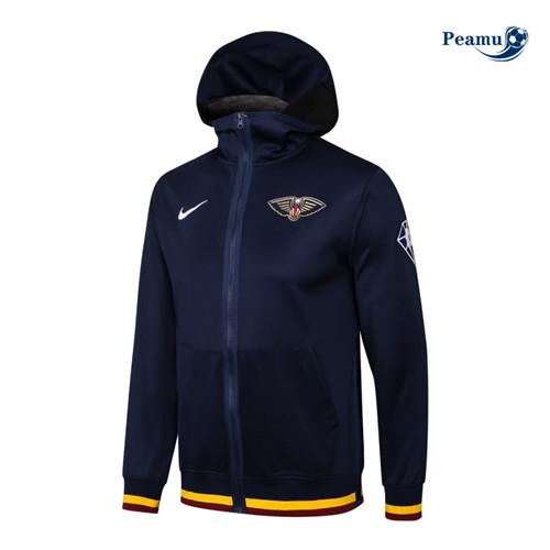 Maglie Calcio Giacca con cappuccio New Orleans Pelicans - Navy