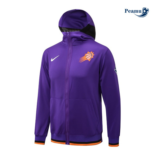 Maglie Calcio Giacca con cappuccio Phoenix Suns - Purple