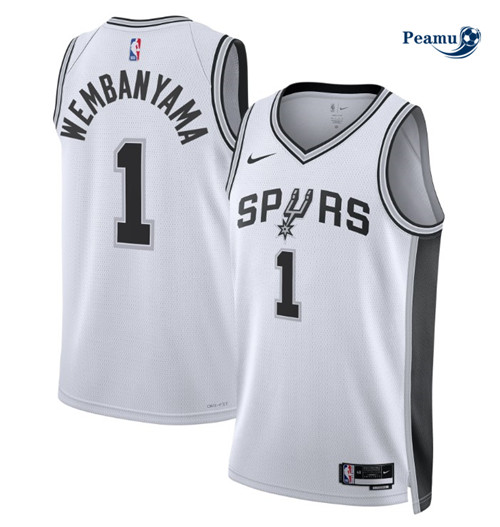 Maglie Calcio Victor Wembanyama, San Antonio Spurs 2023 - Association