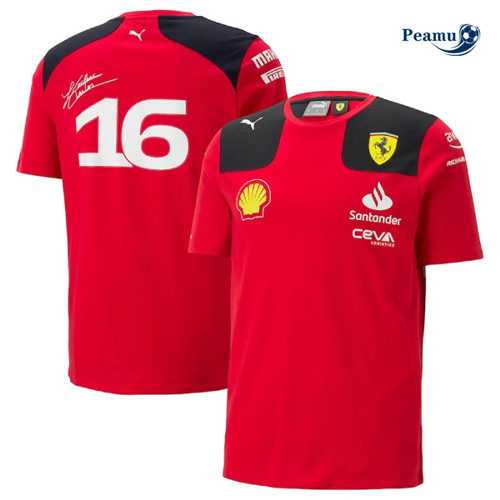 Maglie Calcio Scuderia Ferrari 2023 - Charles Leclerc