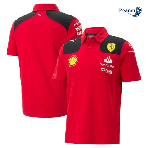 Maglie Calcio Polo Scuderia Ferrari 2023