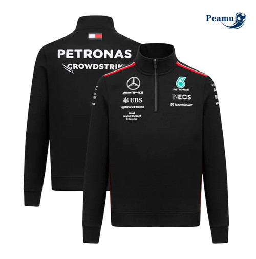 Maglie Calcio Sudadera con cremallera Mercedes AMG Petronas F1 2023