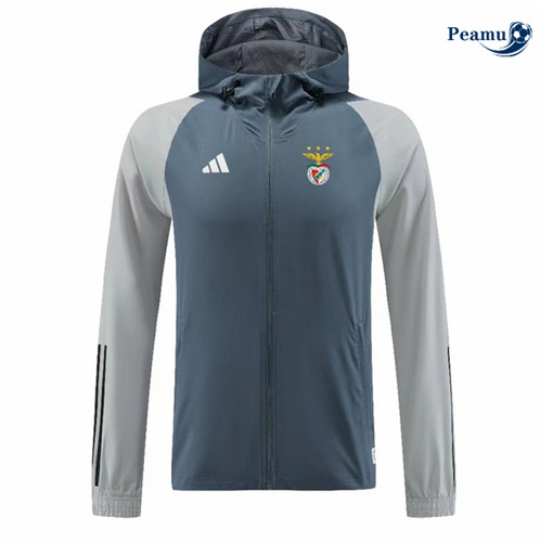 Giacca A Vento Calcio S.L Benfica Azul/Gris 2023-2024