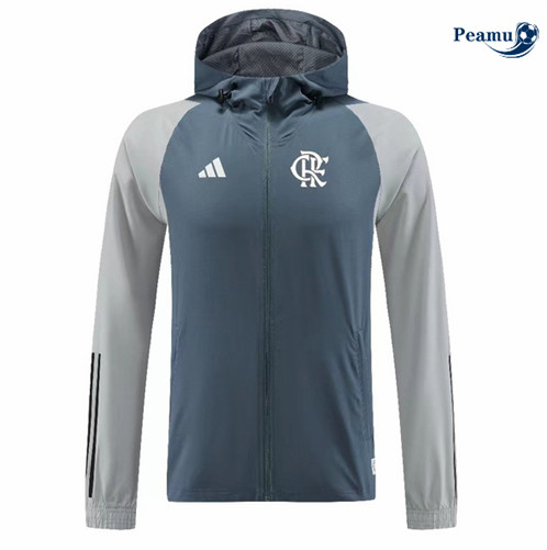 Giacca A Vento Calcio Flamengo Azul/Gris 2023-2024