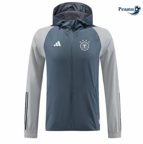 Giacca A Vento Calcio Alemania Azul/Gris 2023-2024