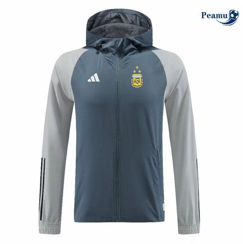 Giacca A Vento Calcio Argentina Azul/Gris 2023-2024