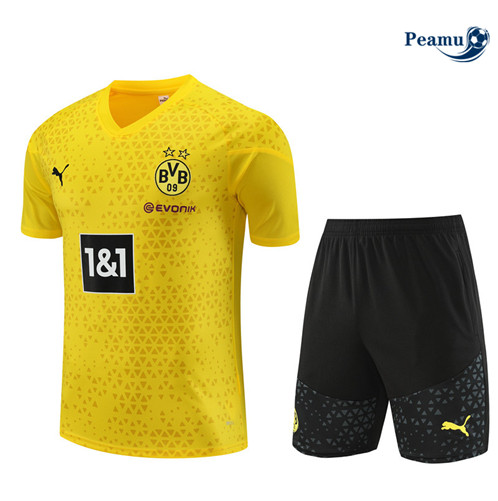 Borussia Dortmund Bambino + Pantaloni Amarillo 2023-2024