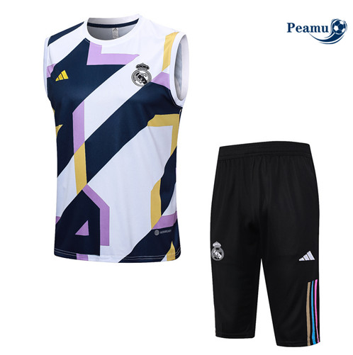 Real Madrid Debardeur + Pantaloni Bianco 2023-2024