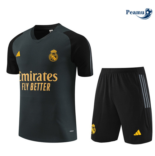 Real Madrid Bambino + Pantaloni Gris Oscuro 2023-2024