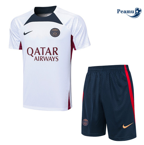 Paris PSG + Pantaloni Bianco 2023-2024