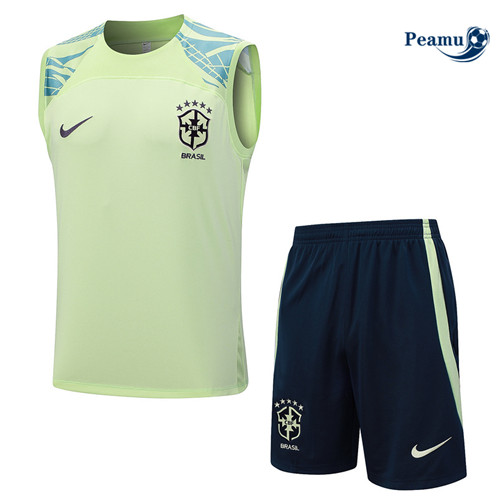 Brasil Debardeur + Pantaloni Verde Claro 2023-2024