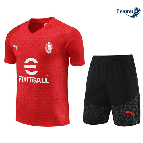 AC Milan Bambino + Pantaloni Rosso 2023-2024