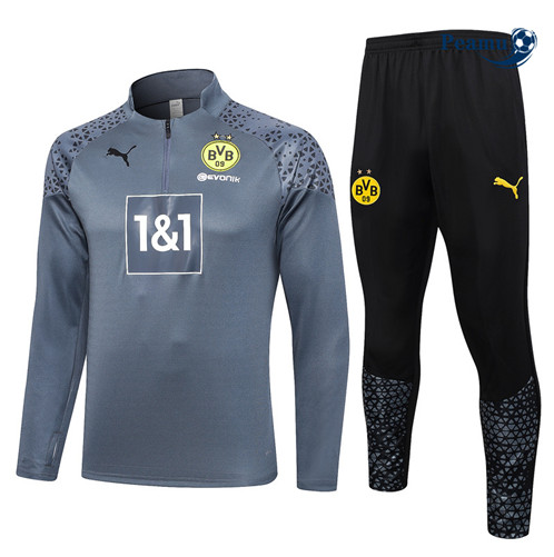 Tuta Calcio Dortmund Gris 2023-2024