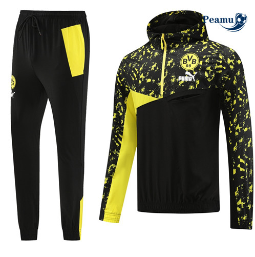 Tuta Calcio Dortmund Sombrero Nero 2023-2024