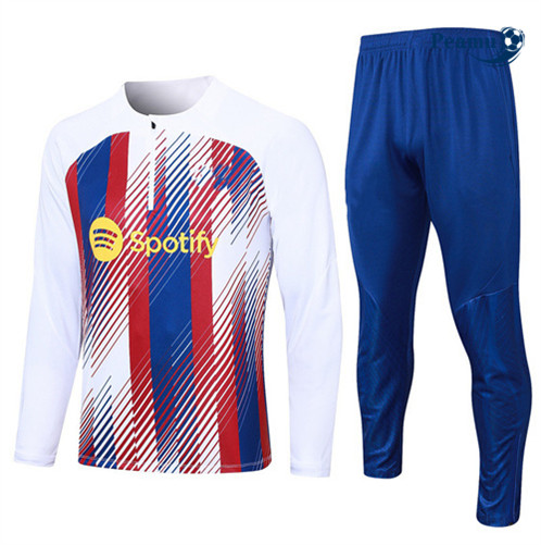 Tuta Calcio Barcelona Bianco 2023-2024
