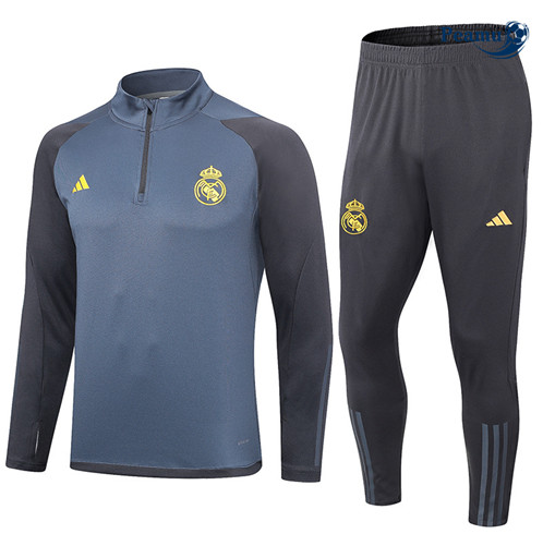 Tuta Calcio Real Madrid Azul/Gris 2023-2024