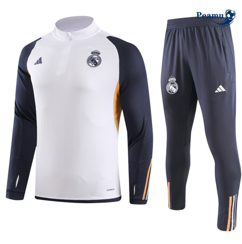 Tuta Calcio Real Madrid Bianco 2023-2024