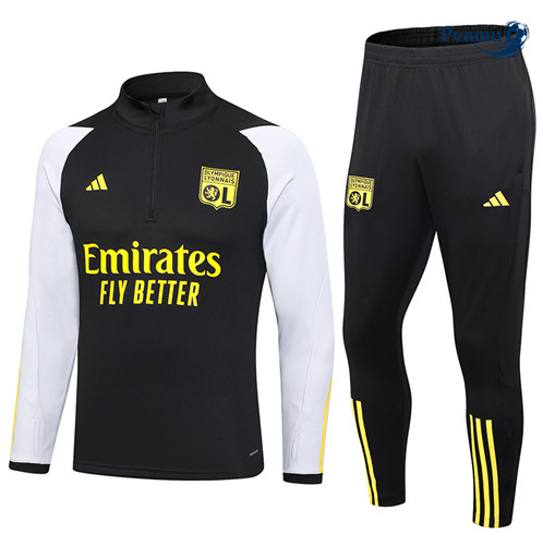 Tuta Calcio Lyon Nero 2023-2024
