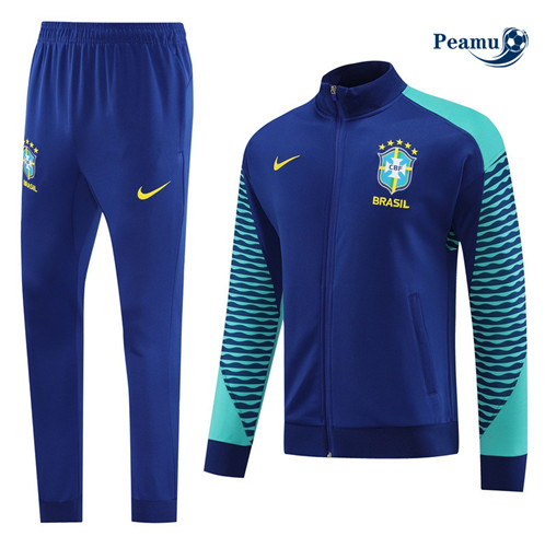 Tuta Calcio - Giacca Brasil Azul 2023-2024