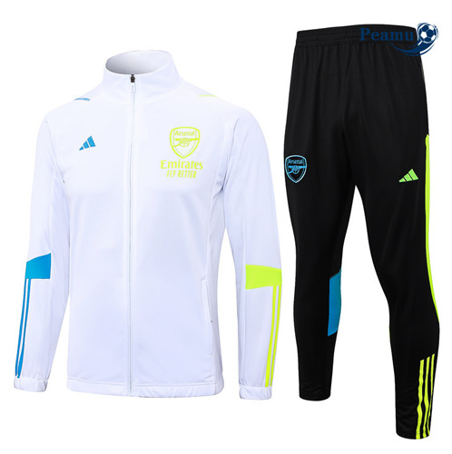 Tuta Calcio - Giacca Arsenal Bianco 2023-2024