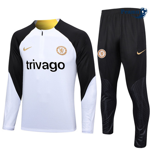 Tuta Calcio Chelsea Bianco 2023-2024
